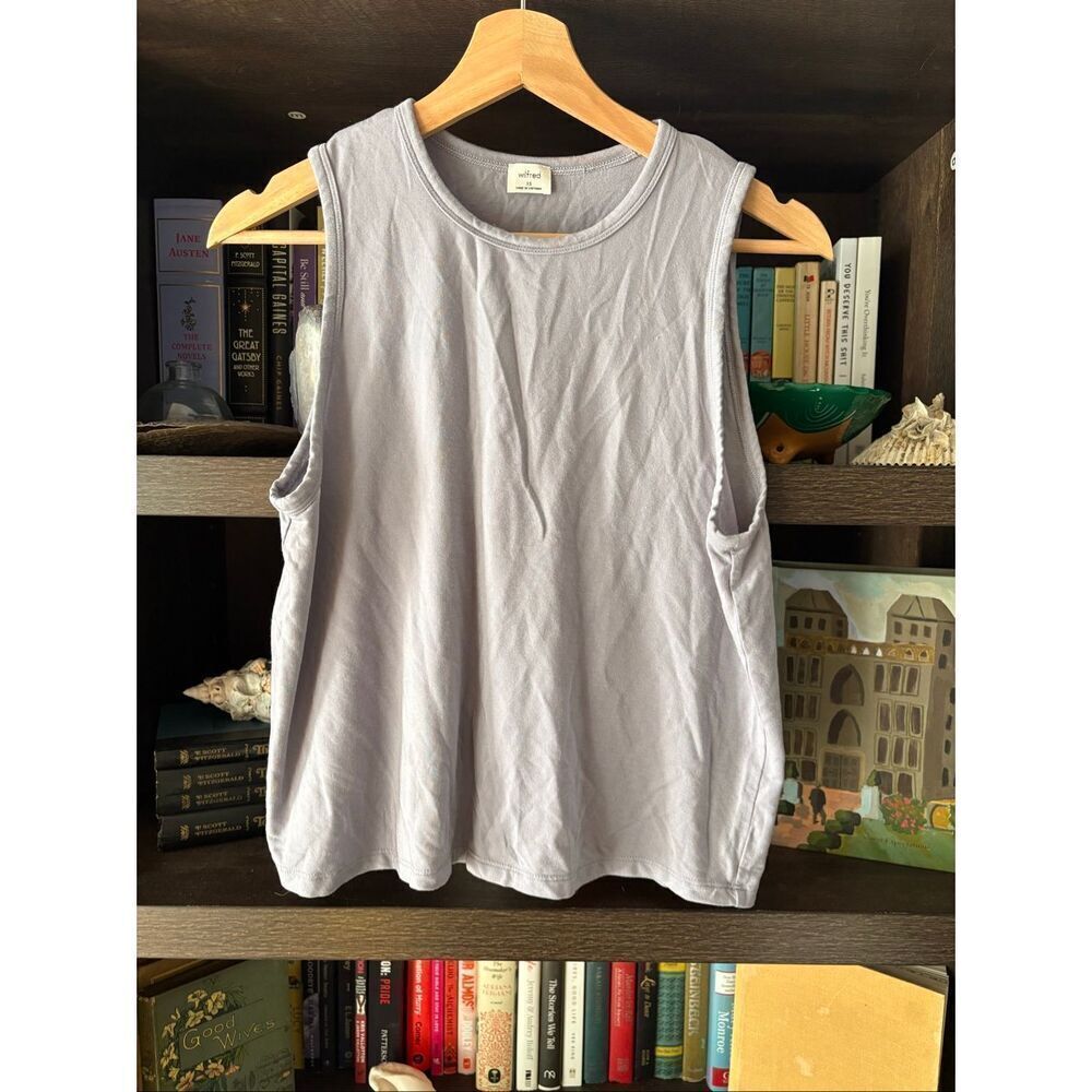 🐿️ Wilfred x Aritzia Taupe Putty Muscle Tank Size XS